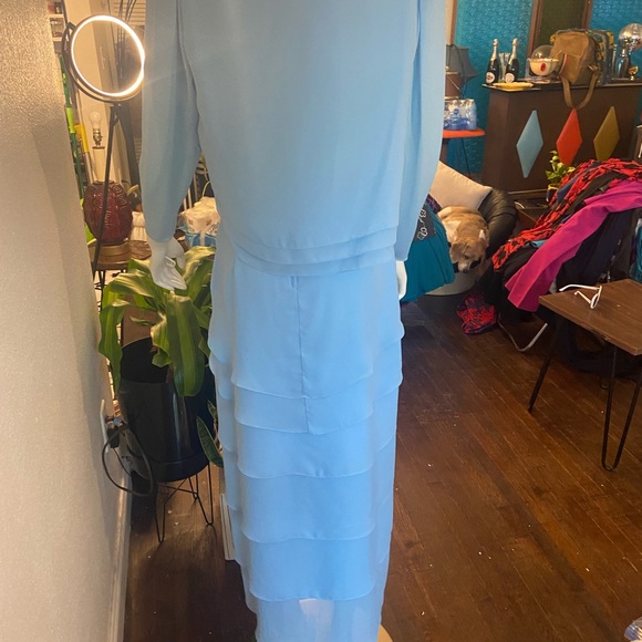 VINTAGE Prom formal 80s dress! FOOTLOOSE! - Picture 9 of 10